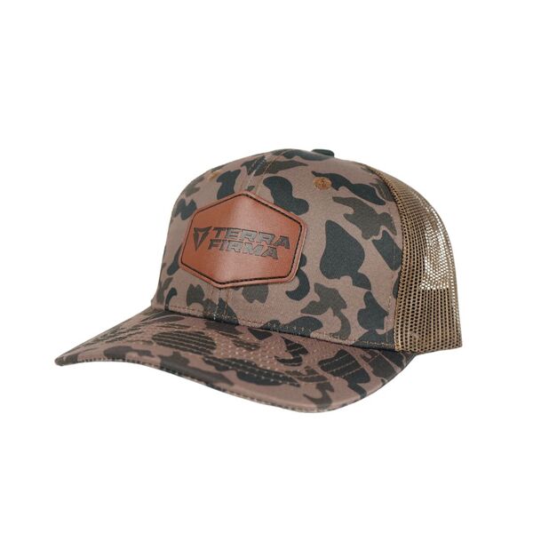 Terra Firma Premium Trucker Cap - Woodland Camo