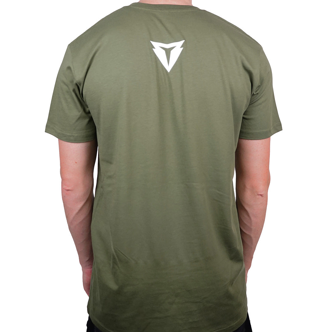 Terra Firma Logo Tee - Olive Green