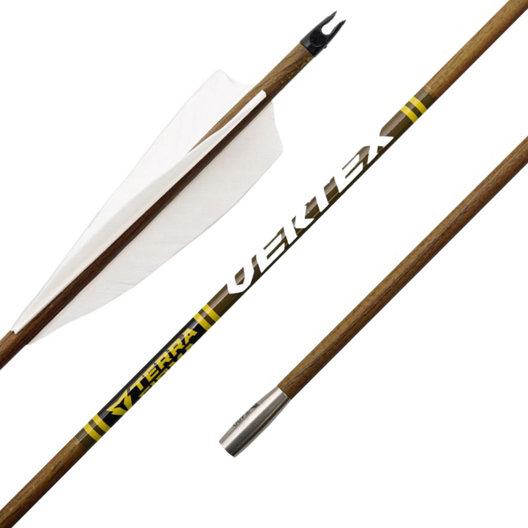 Terra Firma VERTEX TRADITIONAL 5mm Fletched Arrows