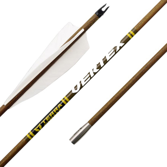 Terra Firma VERTEX TRADITIONAL 5mm Fletched Arrows